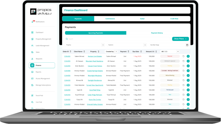 Request & Financing